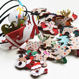 韩国进口圣诞节儿童发饰雪人圣诞树麋鹿发箍头箍边夹/发夹KBJ2430