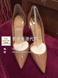 CL香港代购CHRISTIAN LOUBOUTIN红底鞋IRIZA裸色高跟鞋12cm