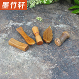 日式和风原木筷架 筷托 筷枕 实木筷子架 竹根筷托 树叶小鱼批发