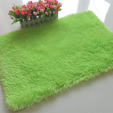 卧室客厅地毯地垫家用茶几厨房楼梯绿色混纺纯色门厅成品定制床边