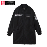 韩国代购正品Pancoat专柜16新款韩版宽松长款男女棒球服外套潮 短