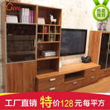 上海美式简约现代客厅家具定做超大展示柜组合电视柜隔断柜定制