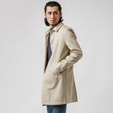 YESMAN设计男装2016男士休闲春装外套大衣韩版长款风衣潮薄款大衣