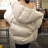 2015秋冬季新款韩版保暖面包太空棉羽绒服女宽松BF学院风袄衣外套