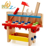木丸子益智力婴幼儿童木制工具台拼拆装螺母组合玩具3-5-6岁以上
