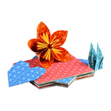 元浩印花彩色手工纸 15*15cm 千纸鹤 正方形折纸 彩纸 幼儿园剪纸