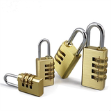 全铜锁 纯铜密码锁 健身房柜子行李箱防盗锁抽屉锁铜锁挂锁 包邮