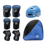 奥得赛儿童溜冰鞋防护套装05护具六件套025安全头盔022轮滑包旱冰