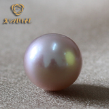 知心礼A1AA7-7.5mm紫色天然淡水珍珠裸珠正圆无暇DIY配件