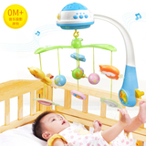 五星婴幼儿床铃玩具满天星投影音乐旋转床铃新生宝宝床头铃0-1岁