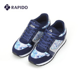 Rapido韩国三星 2016春夏女士印花内增高运动休闲跑步鞋CQ6ZK3006