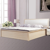 卡斯腾床双人1.8米 高箱床 1.5米单人床 储物床 箱体床简约特价床