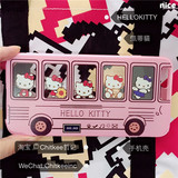 kitty汽车巴士iPhone6s手机壳苹果6plus挂绳挂脖保护套5se包邮