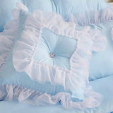 韩版可爱碎花公主系列配套 田园床上用品枕头 方枕 靠枕 含芯