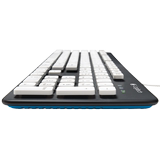 罗技K310有线USB键盘可水洗键盘 防水键盘超薄复古打字机感受