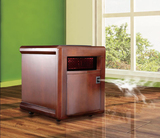 实木远红外 家用 办公取暖器 节能加湿省电暖风机 床头柜暖气炉