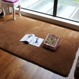 日式客厅可水洗卧室地毯.茶几地毯时尚简约地毯2*3米大地毯咖啡色