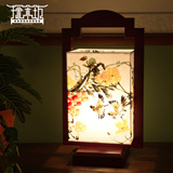 古典中式温馨卧室床头灯复古装饰中国风灯具创意简约书房实木台灯