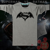 超人大战蝙蝠侠长袖t恤 漫威超级英雄复仇者联盟2男士纯棉衣服潮