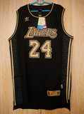正品湖人队 24号 科比 KOBE 黑金 城市特别版 球衣 篮球服黑金