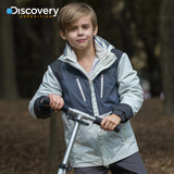 Discovery童装户外男童女童2015冬新三合一儿童冲锋衣DAWD90863塰