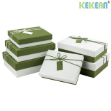 柯柯安小清新长方形礼品盒创意礼物包装盒情人节礼盒绿色礼品盒子
