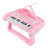 儿童女孩粉色电子琴钢琴0-3-6岁初学者入门大教本钢琴键启蒙玩具