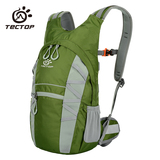 TECTOP超轻薄户外休闲防水大容量双肩皮肤包徒步锦纶弧形肩带运动
