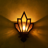 东南亚工艺品灯风格走廊过道实木壁灯复古创意个性阳台庭院灯饰