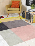 正品腈纶地毯客厅卧室书房会议室现代简约时尚彩色撞色北欧宜家风