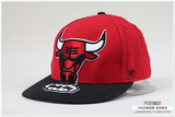 NBA公牛队嘻哈帽时尚休闲帽运动帽户外遮阳帽 街舞帽子 棒球帽