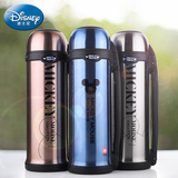 迪士尼家用不锈钢保温壶大容量户外便携水壶水杯子开水热水瓶暖壶