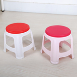浴室防滑休闲凳子儿童可叠放幼儿小凳椅子收纳凳塑料圆面矮凳子
