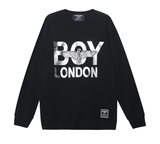 现货BOY LONDON伦敦男孩 韩国代购老鹰标识黑色卫衣B43MT23U98