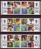 英国 马恩 1996 联合国儿童基金会 地图 邮票