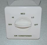 高品质中央空调温控器三速开关 风机盘管调速开关温控面板86型