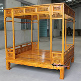 架子床平板床实木床大床仿古家具实木 明清古典中式雕花特价