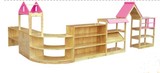 原木积木柜子 实木玩具收纳组合收拾柜 幼儿园教学设备整理架
