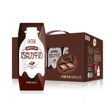【天猫超市】【王牌对王牌】伊利 味可滋巧克力牛奶240ml*12