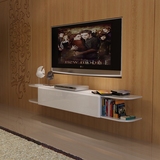 电视柜简约创意客厅小户型简易卧室电视机柜壁挂墙上宜家隔板吊柜