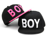 夏天韩国街头boy 儿童平沿嘻哈帽青年男女学生 黑色情侣棒球帽子