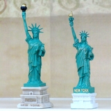 美国小号自由女神像树脂旅游纪念品工艺品汽车内人物摆件沙盘模型