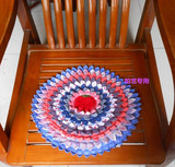 云南民族风拼布坐垫布艺圆形椅垫沙发坐垫装饰实用两不误