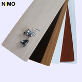 NIMO隔板书架壁挂墙上层板一字搁板置物架创意电视墙木板书架简约