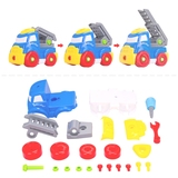 童可拆卸组装男孩益智动手螺丝2-3岁拆装玩具车工程车汽车模型 儿