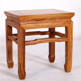 红木家具 中式实木凳子小方凳仿古坐凳 矮凳小板凳 花梨木方凳