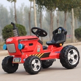 儿童电动车四轮越野拖拉机男婴宝宝电动汽车小孩玩具车可坐人童车