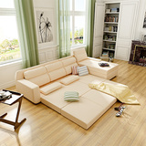 客厅大小户型双人多功能折叠实木沙发床宜家可拆洗储物布艺沙发床