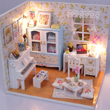 贝塔曼 diy小屋浪漫夏日手工拼装模型小房子玩具别墅生日礼物女生