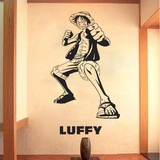 LUFFY海贼王路飞动漫墙贴卡通儿童墙纸贴画卧室床头背景墙贴纸